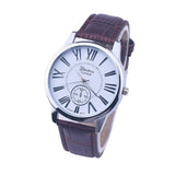 Men Sports Luxury Leather Watches Famous Business Quartz Wristwatch Men Watches Top Brand Male Clock