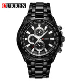 2016 Brand Luxury full stainless steel Watch Men Business Casual quartz Watches Military Wristwatch waterproof Relogio New SALE