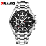 2016 Brand Luxury full stainless steel Watch Men Business Casual quartz Watches Military Wristwatch waterproof Relogio New SALE