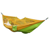 260cm x 130cm Portable High Strength Parachute Fabric Camping Hammock Hanging Bed With Mosquito Net Sleeping Hammock