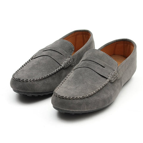 Soft Moccasins Men Loafers High Quality Suede Leather Shoes Men Flats Gommino Driving Shoes Summer Style Spring
