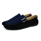 Spring Summer Men Faux Suede Leather Loafers Slip-on Pea Pea Soft Sole Flats For Male New Light Walking Casual Shoes