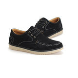 2015 New Fashion Spring Autumn Men Shoes Men Lace-up Suede Leather Non-slip Bottom Casual Soft Flat Low Shoes 3 Colors