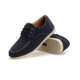 2015 New Fashion Spring Autumn Men Shoes Men Lace-up Suede Leather Non-slip Bottom Casual Soft Flat Low Shoes 3 Colors