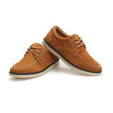 2015 New Fashion Spring Autumn Men Shoes Men Lace-up Suede Leather Non-slip Bottom Casual Soft Flat Low Shoes 3 Colors