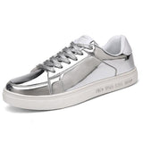 Tangnest 2017 Spring Man Bling Flats Lace-Up Round Toe Solid Shallow Round Toe Solid Man Shoes Fashion Casual Man Shoes XMR2549