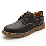 Tangnest Summer New Men Boots 2017 PU Leather Men Shoes Solid Lace UP Mens Flat Platform For Male Height Increasing Shoe XMR2131