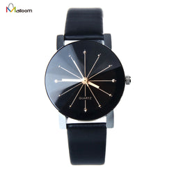 Women Watches Famous Brand Ladies 2016 Fashion Quartz Watch Quartz Dial Clock PU Leather Strap Relogio Feminino Gift