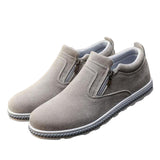 Tangnest  Fashion Autumn Men Shoes New 2017 Man Casual Suede Flats Shoes Solid Zip Men Shoe British Style Ankle Boots XMR2152