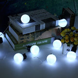 EU Plug 10m 38 Balls LED String Lights For House Christmas Party Fairy Lighting LED Outdoor Light Garden Waterproof AC220V