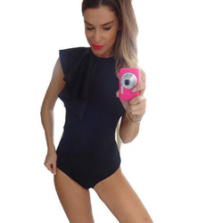 Women Jumpsuit Sleeveless Sexy Bodysuit Women Short Elegant Jumpsuit Romper Zipper One Piece Bodysuit Top#LSIN