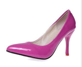 2016 spring new fashion Pointed Toe high heels slip-on solid women's pumps low cut Design Wedding Party shoes color wholesale