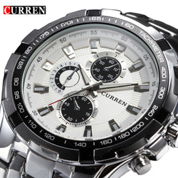 2016 Brand Luxury full stainless steel Watch Men Business Casual quartz Watches Military Wristwatch waterproof Relogio New SALE