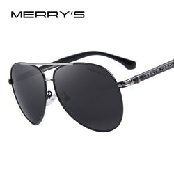 MERRY'S Design Men Classic Brand Sunglasses HD Polarized Aluminum Sun glasses Luxury Shades UV400 S'8728