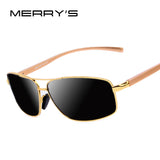 2016 New Men Luxury Polarized Sunglasses Aluminum Alloy Classic  Brand Men Sunglasses Gold Frame High quality Original Package